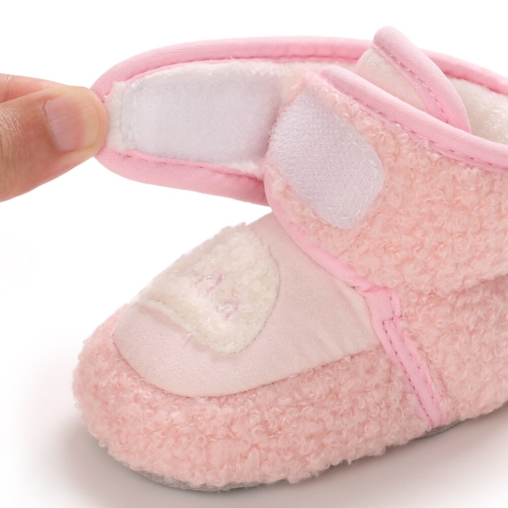 Baby Jongens Meisjes Slippers Leuke Schapen Patroon Cartoon Baby Laarzen Zachte Katoen Peuter Eerste Walker Crib Schoenen Grijpers 0-18M