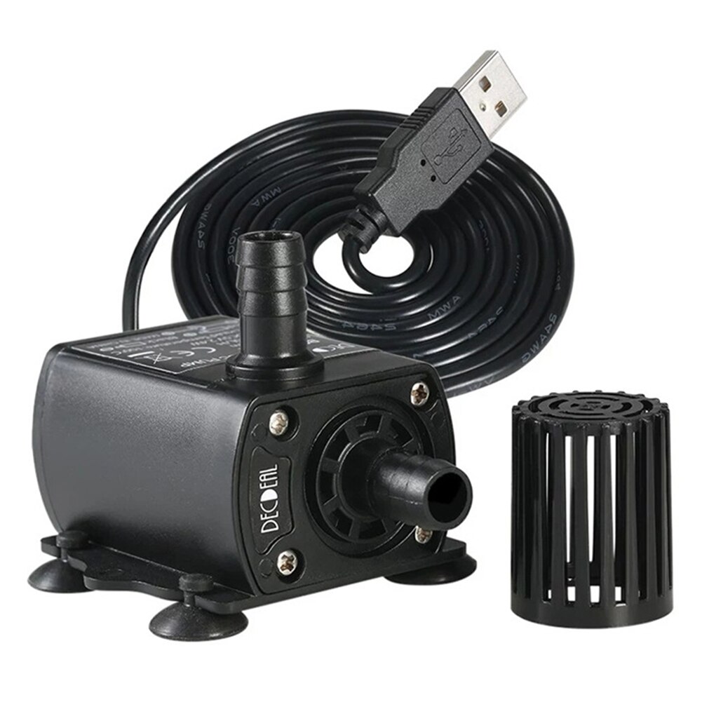 DC 12V Fountain Aquarium Mini Brushless Pump Pond Submersible Water Pump Waterproof Brushless Pump