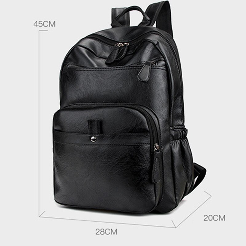 Homens mochilas de couro do plutônio do vintage portátil mochila moda masculina alta qualidade jovens couro