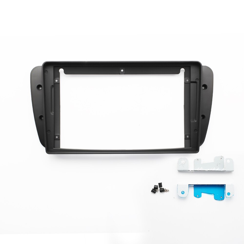 9 tommer bilradio fascias ramme til seat ibiza 6j stereo panel instrumentbræt installation trim gps dvd tilbehør: Ramme