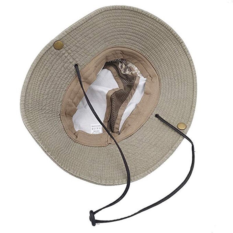 Tacvasen fiskekasket parasol kasket mænd klatrehat sommer afslappet meshhatte udendørs vandrekasket spand solhat fiskerhatte
