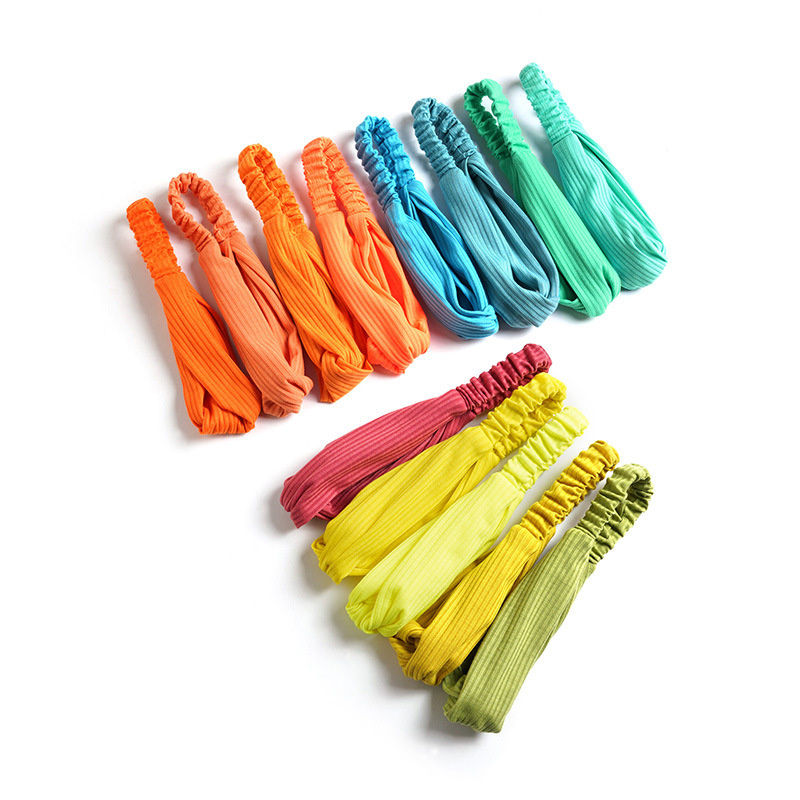 Gebreide Katoenen Knoop Cross Hoofdband Voor Vrouwen Hoofdband Meisjes Haar Accessoires Hoofddeksels Elastische Haarband Haaraccessoires