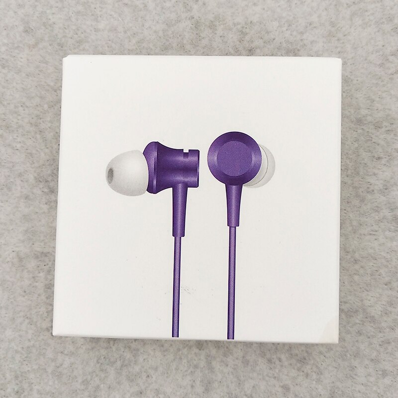 Xiaomi Piston 3 écouteurs Mi frais 3.5mm dans l'oreille écouteurs pour Mi Note 10 CC9 Pro CC9e A3 Lite Redmi Note 7 8 9 9 9s avec micro écouteurs: Purple
