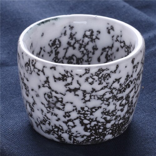 Snøglasur japansk stil keramisk husholdningskolbe skyldpotte keramisk risvinsett keramisk tekopp vinglass: D 4 x 4 x 4.5cm