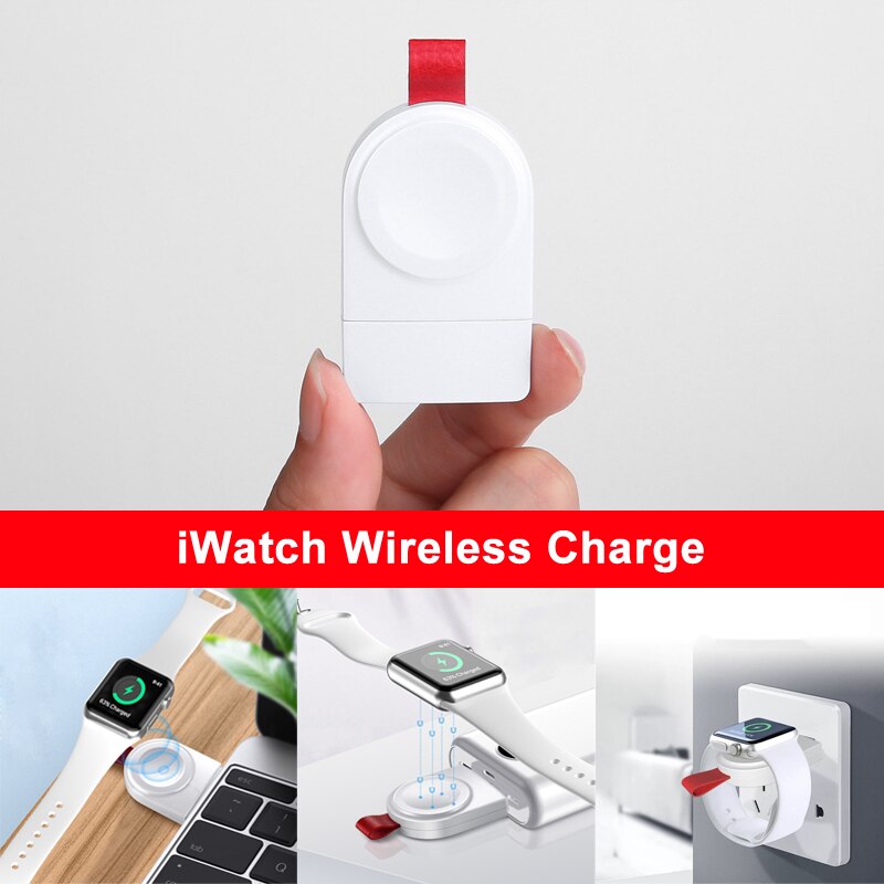 Draadloze Oplader Voor Apple Horloge Serie 5 4 3 2 1 Band Strap Station Usb Charger Kabel Voor Iwatch 5 4 3 2 1
