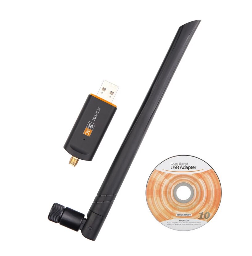 USB WiFi Adapter 600Mbps 2.4GHz 5GHz WiFi Antenna Dual Band 802.11b/n/g/ac Mini Wireless Computer Network Card Receiver