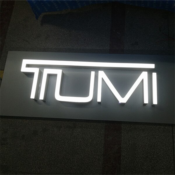 Outdoor Front lit Epoxy Resin Channel letters Sign Advertising illuminated shop name board