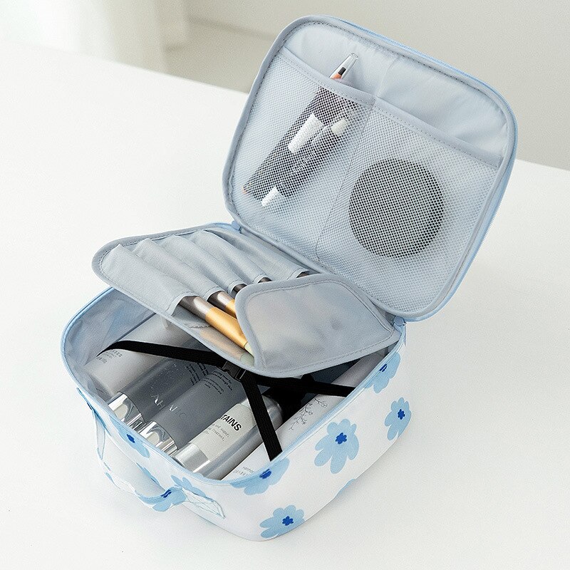 Przenośne zestawy toaletowe kosmetyczka cytryna drukowanie Wast przechowywanie kosmetyczka podróżna kobieta makijaż Organizer na torby zestaw Beauty Case: Design A-6