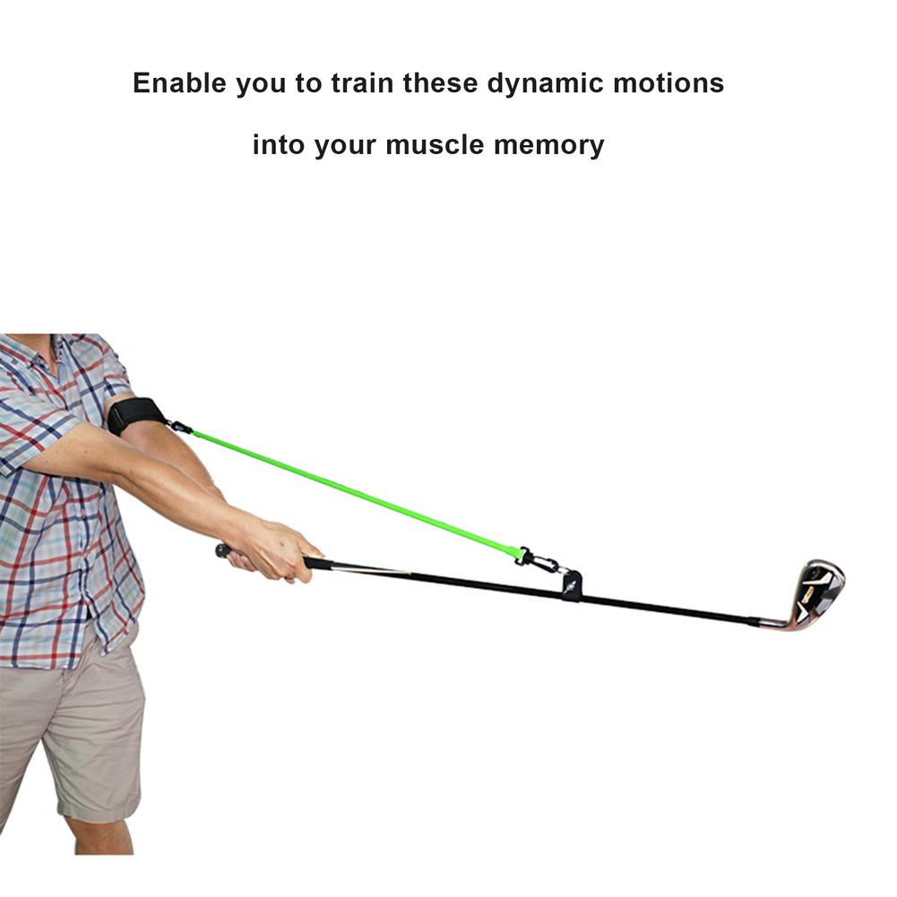 Golf Club Swing Training Aid Durable Good Elasticity Golf Swing Plane Posture Corrector Golf Exercise Tools