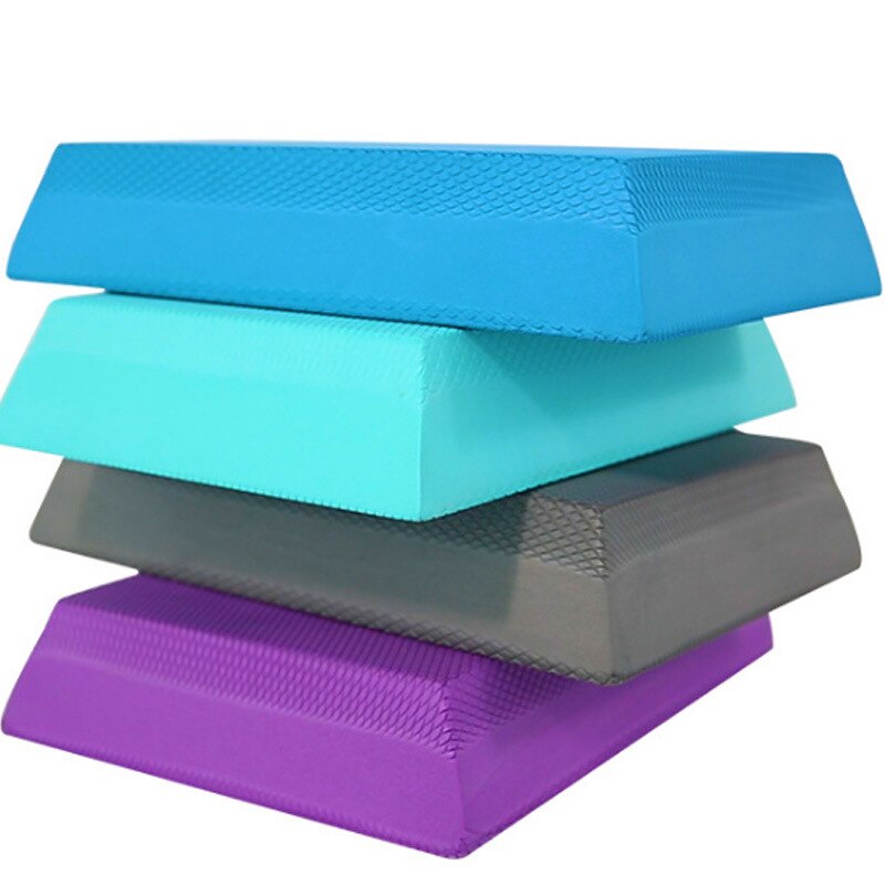 Trapezium tpe yoga balansmat massage yoga balans zitkussen fitnessapparatuur balans zacht pedaal