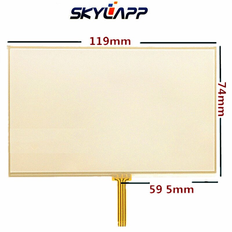 Pantalla táctil de 5 pulgadas 119mm * 74mm para TomTom XXL 550 550M 535 Panel táctil de resistencia REPARACIÓN DE digitalizador de cristal de pantalla