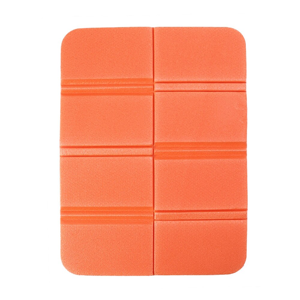 Katoenen stevige opvouwbare picknickmat voor buiten, schuimkussen, draagbaar zitkussen, xpe opvouwbaar kussen, hoogte: Oranje