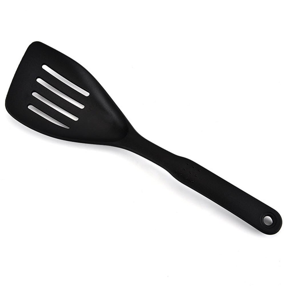 Nylon Slotted Turner Heat Resistant Kitchen Hygienic Cooking Utensil Easy Clean Frying Non-stick Handhold Spatula