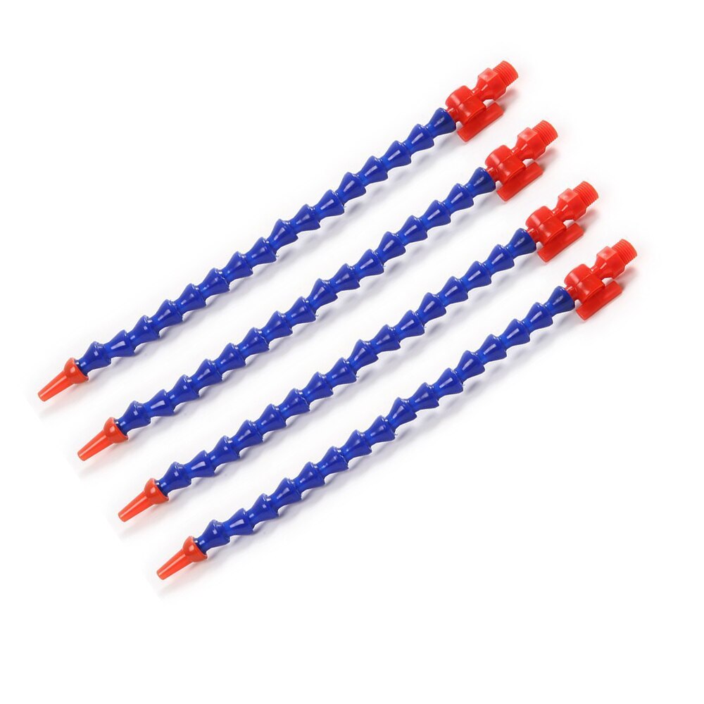 Buse ronde réglable, 10 pièces, 1/4 30cm, Flexible, tuyau d'huile et de liquide de refroidissement, interrupteur pour outils professionnels, industrie: Blue