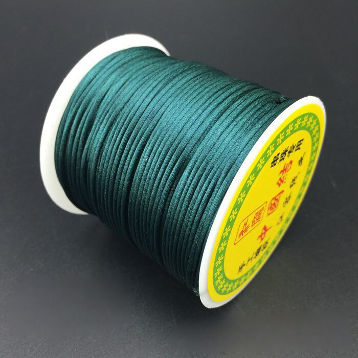 55m 1.5mm mjuk satin råttsvans siden makrame sladd nylon halsband smycken fynd vaxad sladd strängtråd för gör-det-själv armband: 13