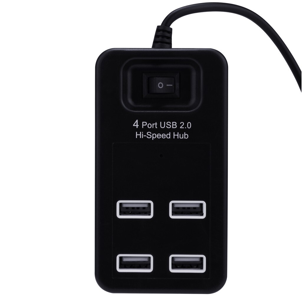 Ondersteuning 1 TB HDD 4 Poort USB2.0 Hi-speed Hub 480 Mbps Met AAN/UIT Schakelaar Voor Tablet p40