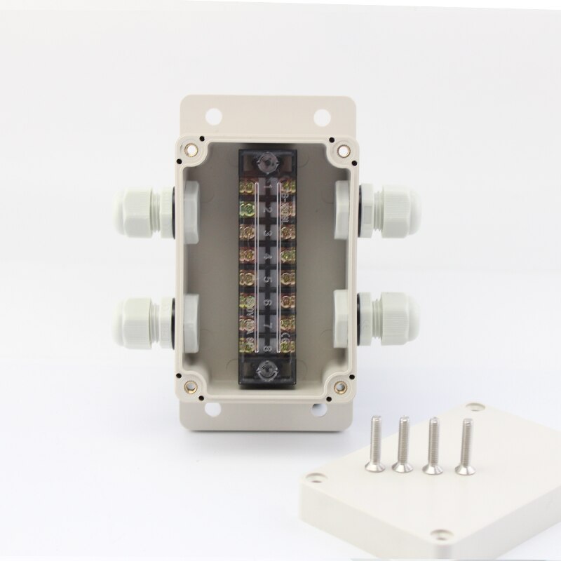 2pcs Waterproof junction box with terminal industrial household rainproof TB block outdoor street light