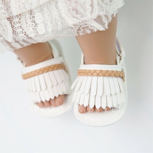 Brand Baby Kid Girl Tassels Shoes Sandles Summer Baby Shoes Infant Prewalker Princess Newborn 0-18M