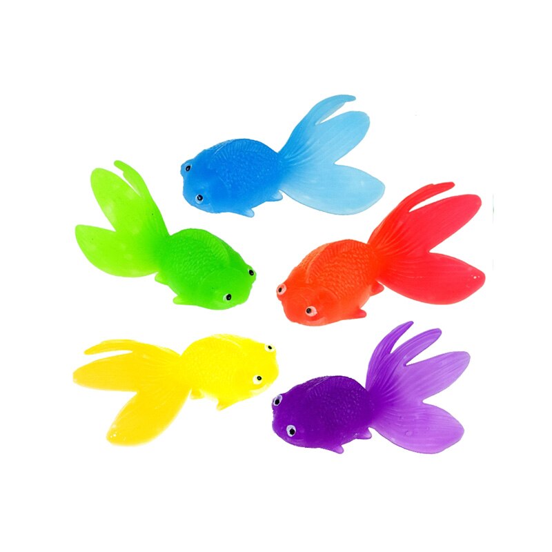 10Stck Mini Nette Goldfisch Kapsel Kleine Spielzeug Viel Pvc Spielzeug Tiere Interessant Günstige Zeug Neuheit Einzelteile