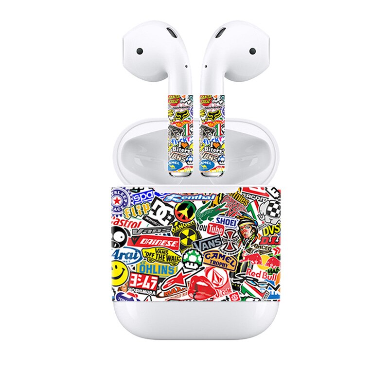 Popular Full Cover Decal for Apple AirPods for Earpiece Vinyl Stickers: 992