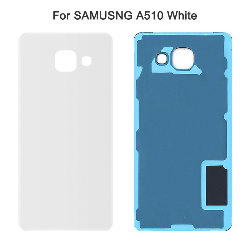 Zurück Batterie Hinten Glas Abdeckung Für Samsung Galaxis A5 A510 A510F A510FD Zurück Batterie Glas Abdeckung Hinten Tür Gehäbenutzen fallen: A510 Weiß