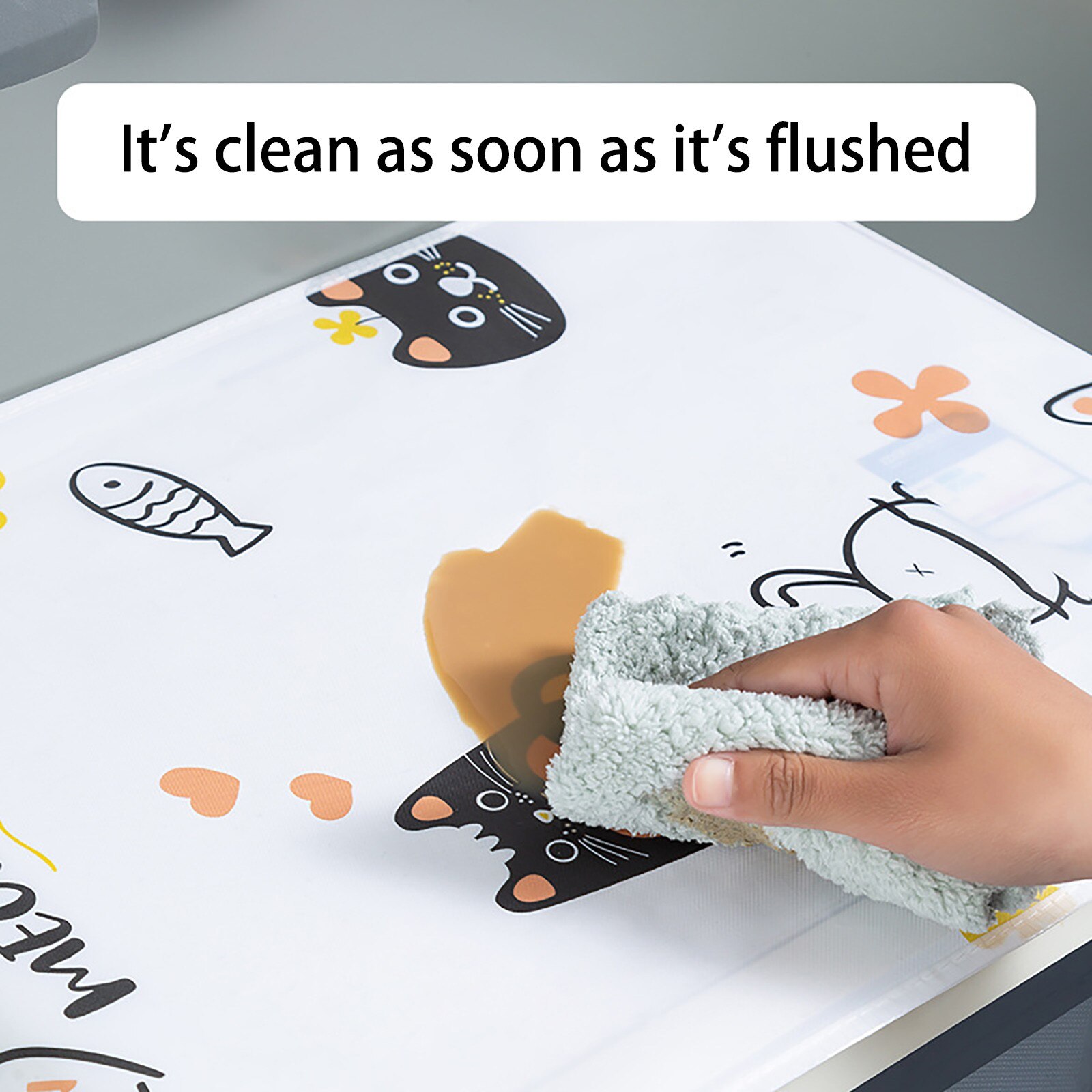 Cubiertas de horno microondas de dibujos animados, bolsillos dobles, cubiertas antipolvo, impermeables, a prueba de grasa, bolsa de almacenamiento, accesorios de cocina