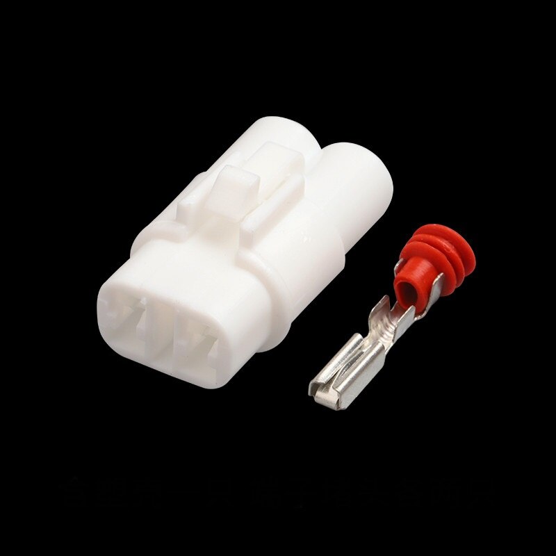 100 ensembles kit Sumitomo MT090 2 broches façon mâle femelle blanc étanche auto connecteur moto plug 6187-2171 6180-2181: female full set