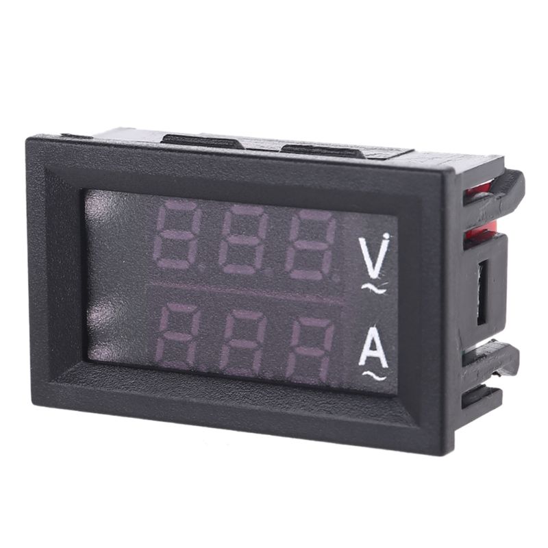 0.28\" Digital Voltmeter Ammeter AC 60-500V 10A 50A 100A Current Meter Volt Gauge