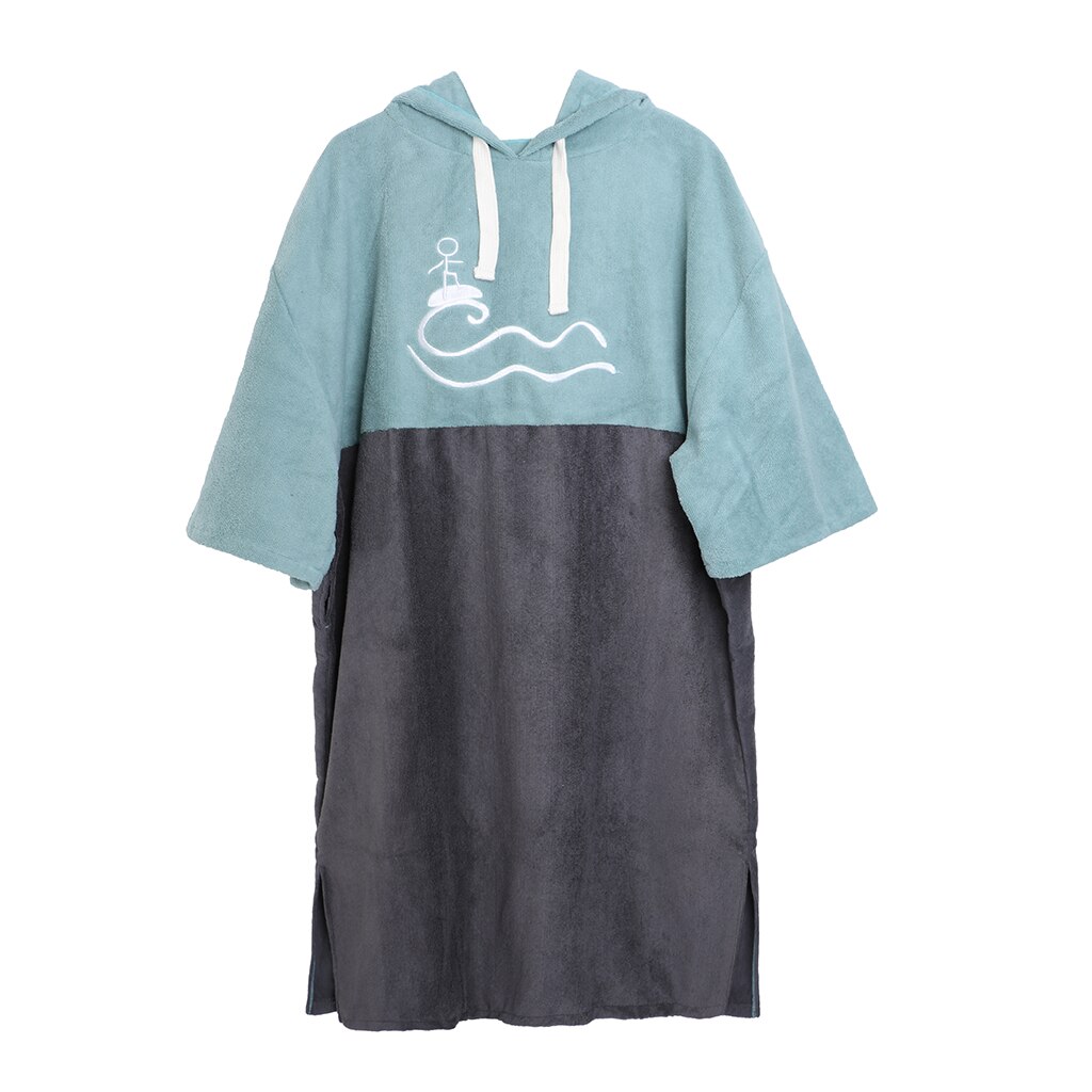 78 × 100cm badekåbe surf strand våddragt skiftende håndklæder poncho med hættetrøje