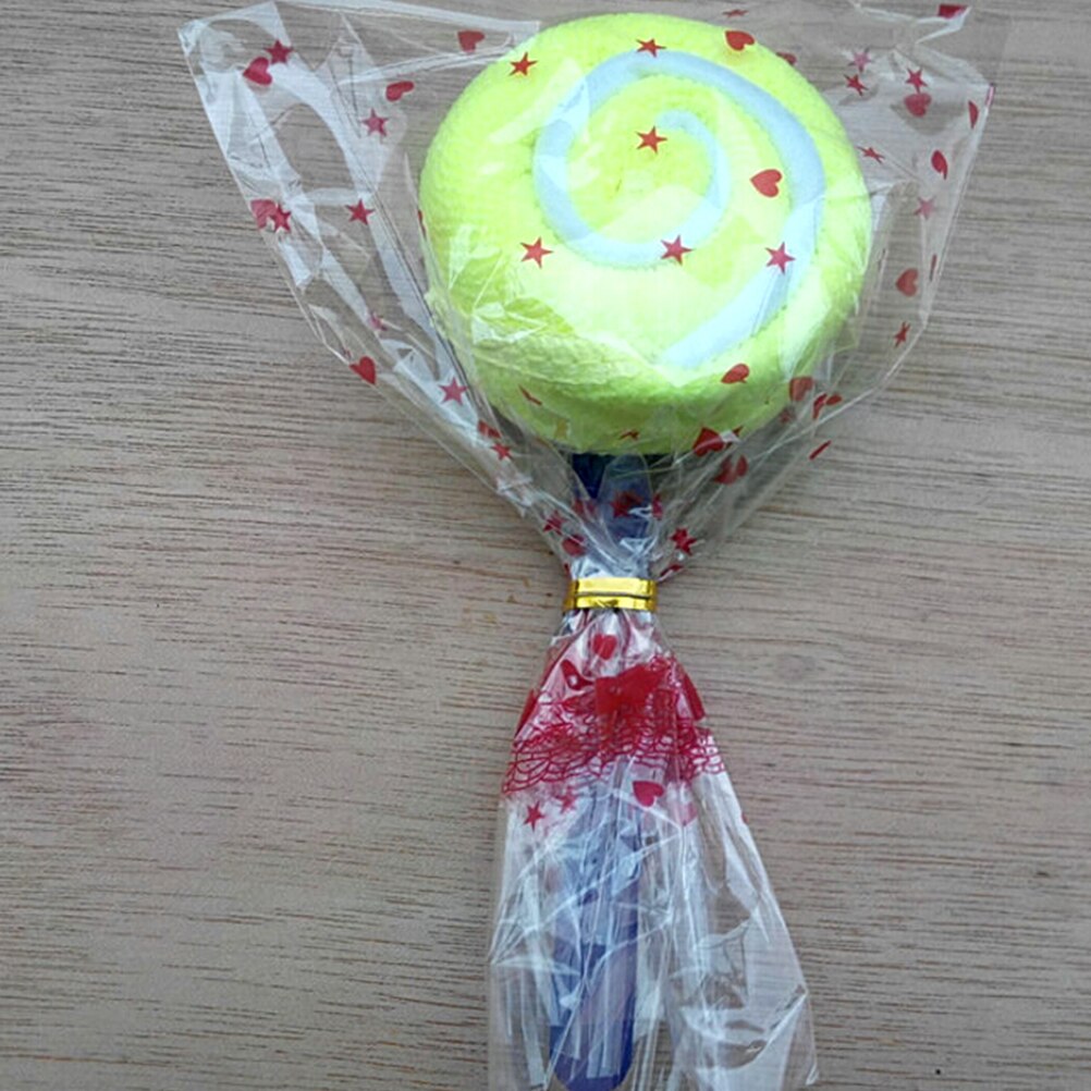 1 Piruleta de caramelo, toalla, paño de baño, para de bebé, toallas de mano, accesorios de baño, Color al azar