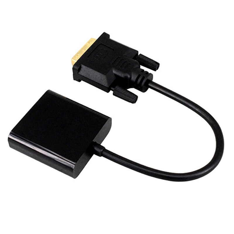 24+1 To VGA Adapter Cable DVI To VGA Converter Cables 24K Gold Plated Support HD 1080P For Monitor HDTV Projector PC