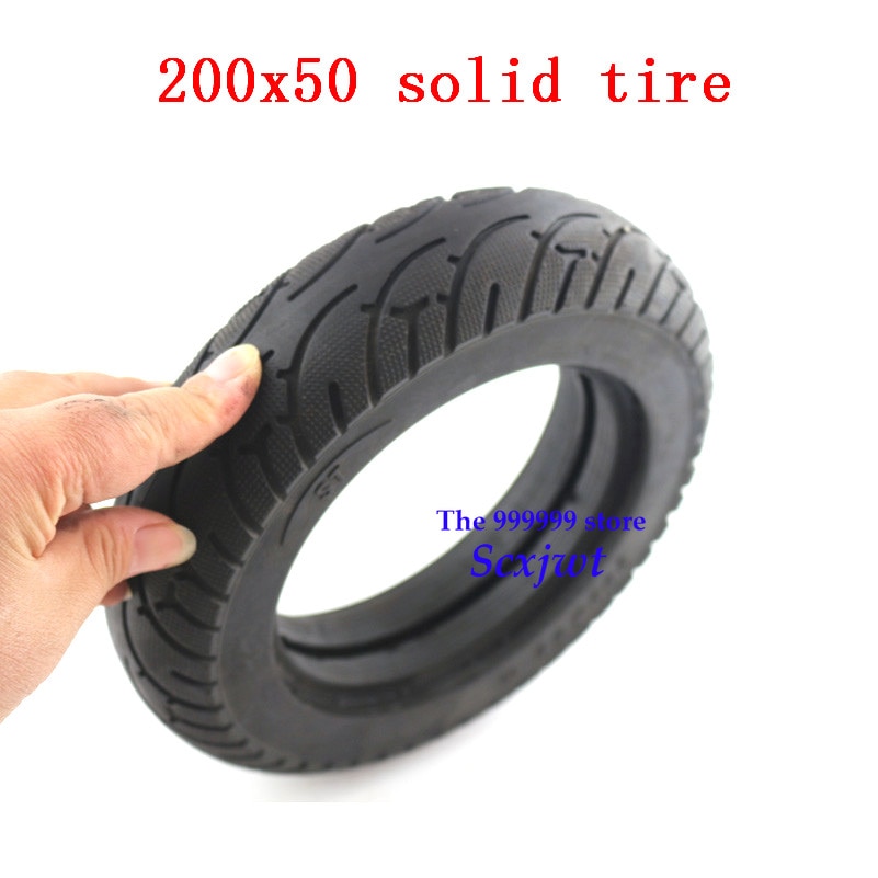 Good Tires 200x50 Solid Tire with Grooves for 8'' Electric Scooters 200*50 Solid Tyre motor