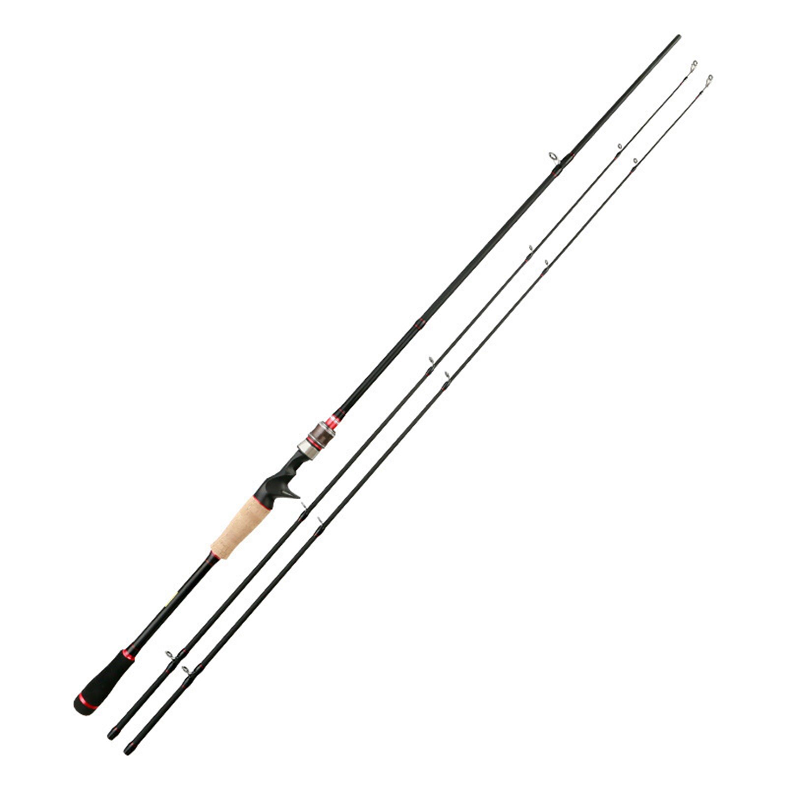 2.1M Fishing Pole, Adults Carbon Spinning Rod Casting Rod Fishing Equipment for Men Women Arrivals: A