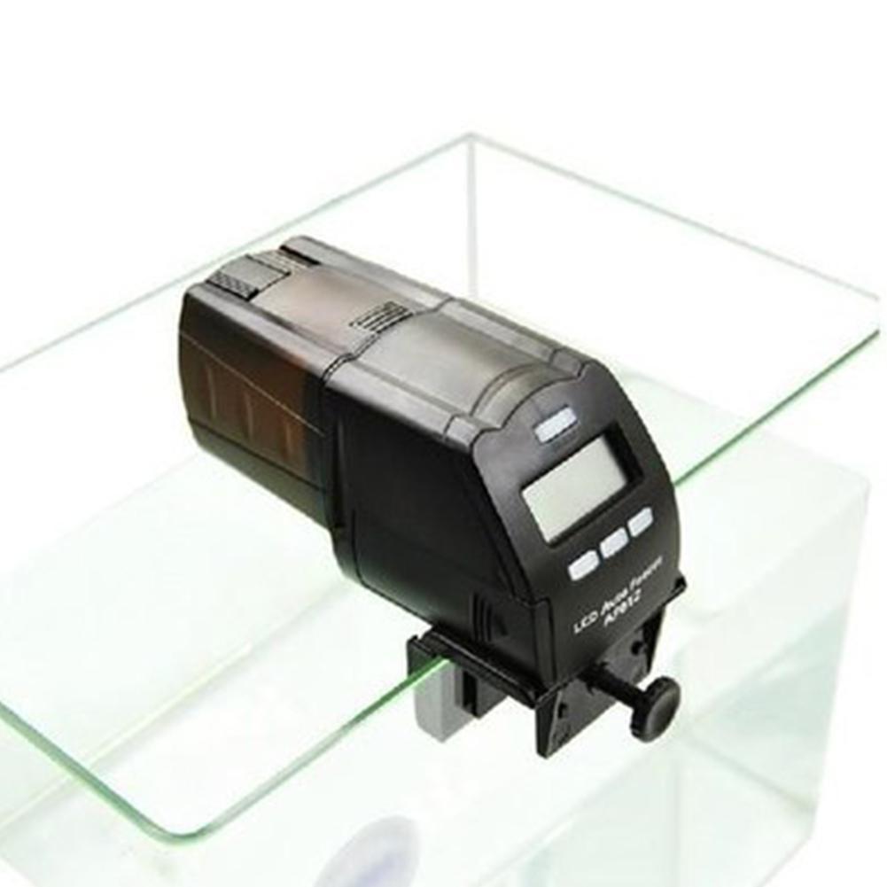 Digital LCD Automatic Fish Feeder Aquarium Tank Pond Auto Fish Feeder Timer Food Feeder Timer Capacity Adjustable