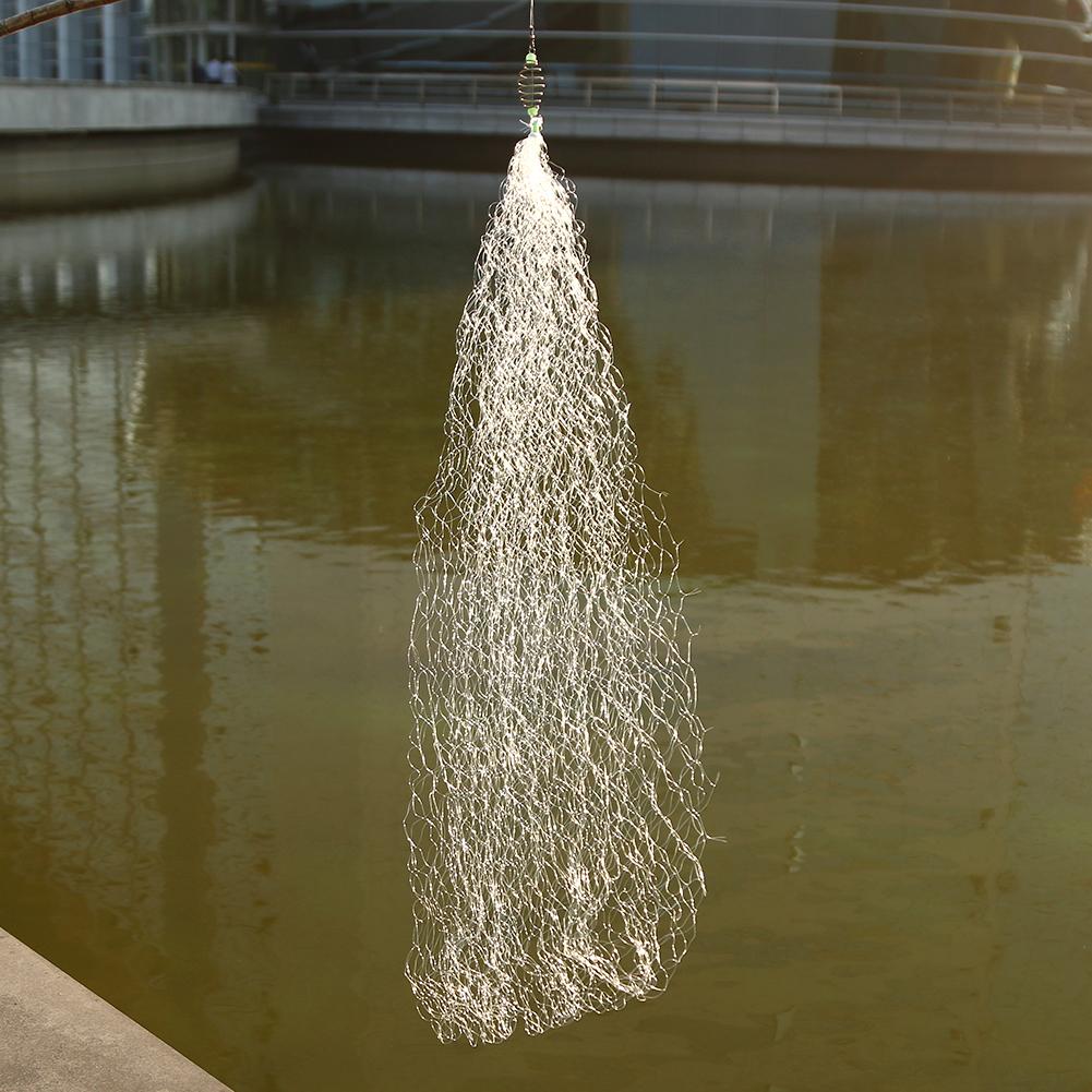 Copper Spring Fishing Mesh Hook with Luminous Beads Multipurpose Fishing Cage Nets Network Tackle Equipment