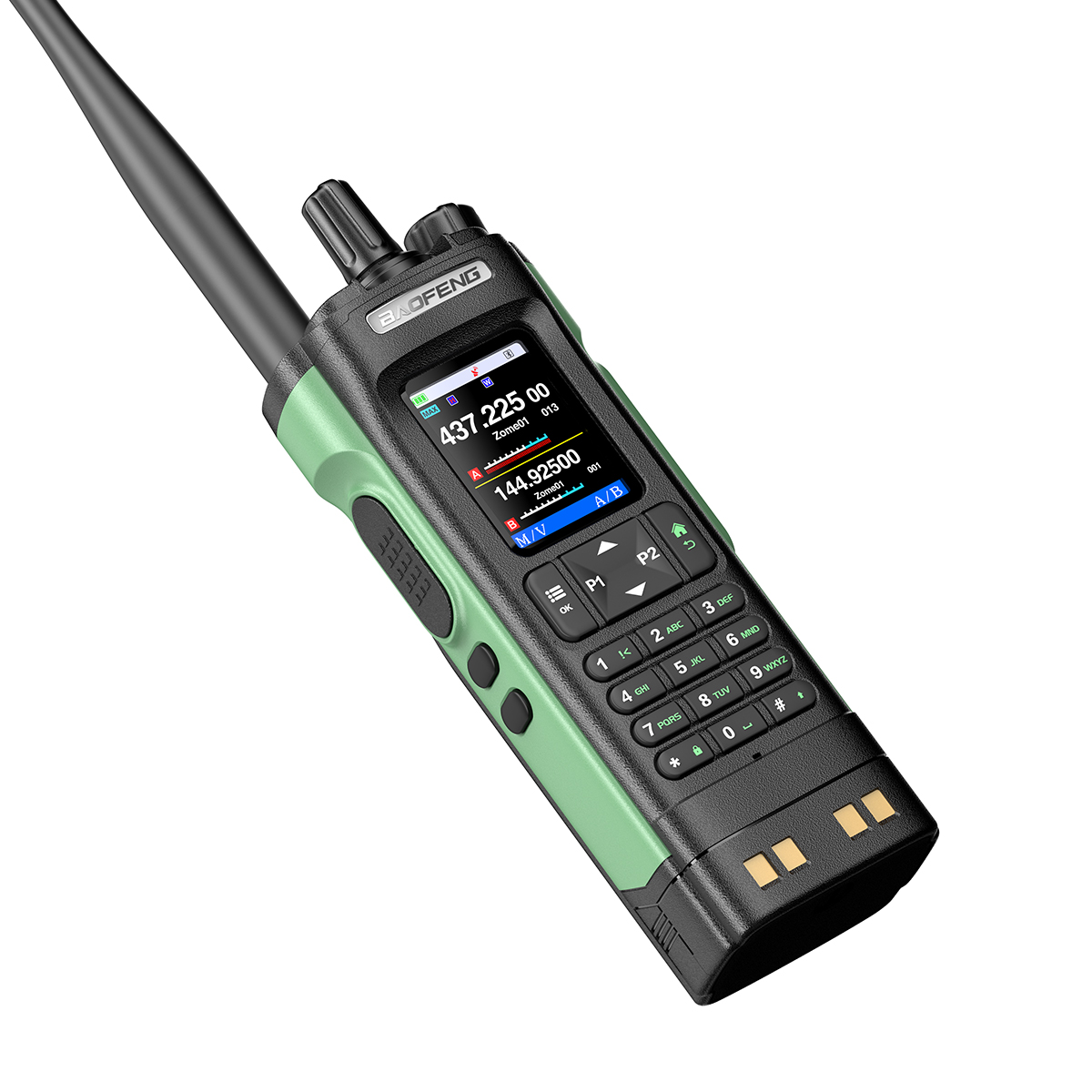 Baofeng UV-32 Walkie Talkie UV32 Multi Band 10W GPS Two Way Radio Type-C Charging Bluetooth Copy Frequency