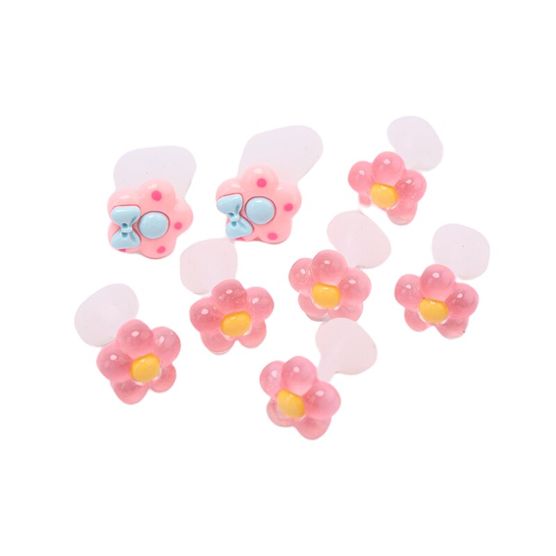 8 pièces/ensemble fleur goutte d'eau perle séparateurs d'orteils Silicone orteils diviseur manucure pédicure pieds entretoises pédicure bricolage Nail Art outil