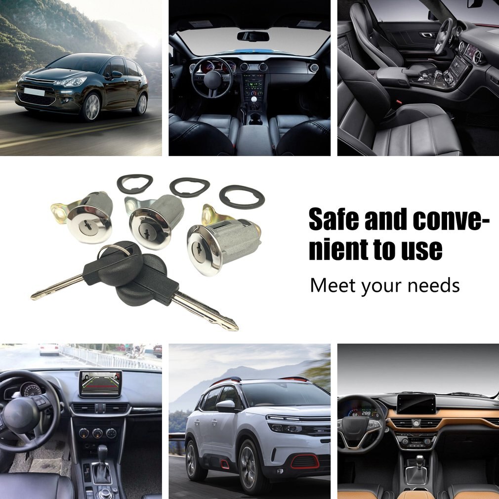 Door Lock Barrel for Citroen Berlingo Xsara Picasso 9170G3 252522 Driver Door Lock Barrel Repair Replacement