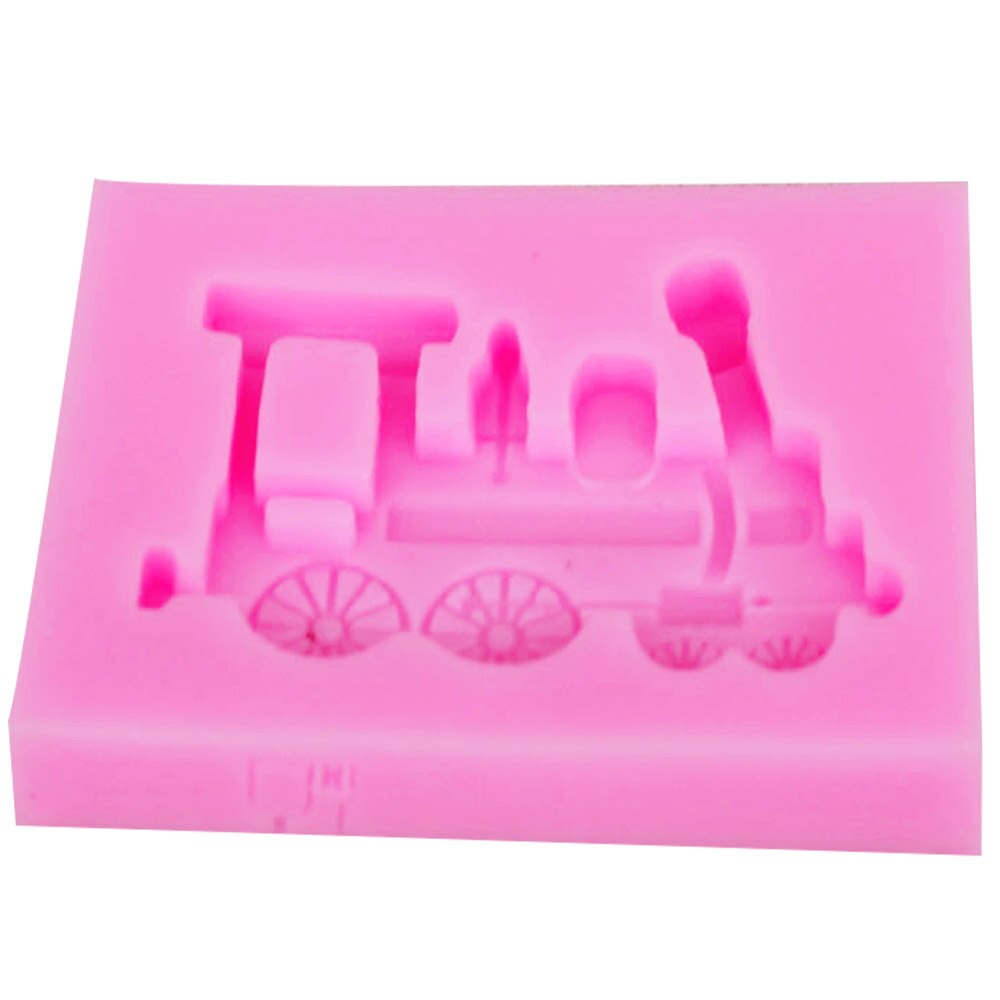 Byjunyeor  m383 gör det själv tåg uv harts silikonform fondant choklad godis klubba kristall epoxi mjuk lera bakverktyg