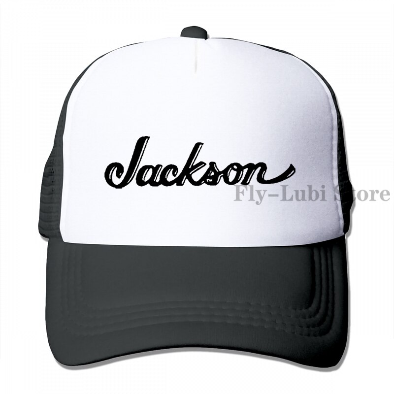 Jackson Guitars Baseball cap men women Trucker Hats adjustable cap: 3-Black