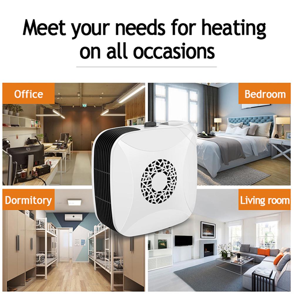 Timed Warming Safety Heater Indoor Portable Adjustable Thermostat Personal Mini Heater for bathrooms, garages, offices, shed