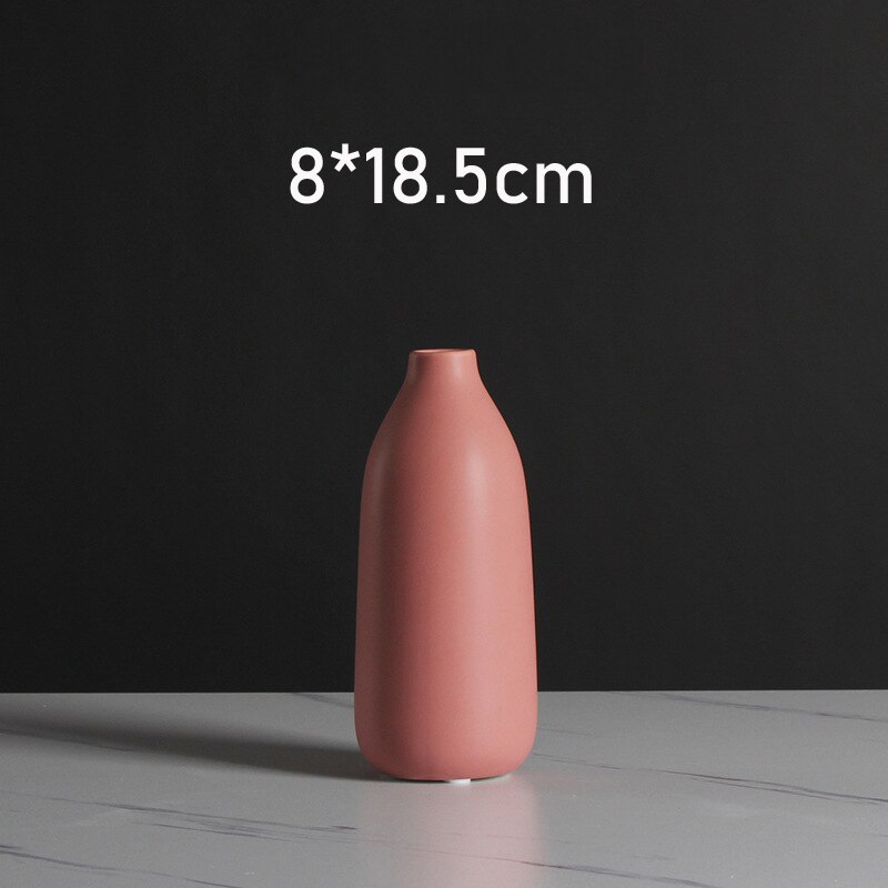 Morandi bloemenvazen klein voor eettafel woonkamer bruiloft middelpunt hotel kantoor scandinavische huisdecoratie keramische vaas pot: 4