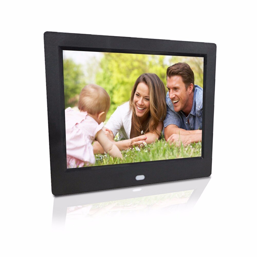 8 pulgadas de alta resolución compatible con reproducción de bucle de 720 P imagen de reproducción automática o vídeo digital marco de fotos máquina de publicidad