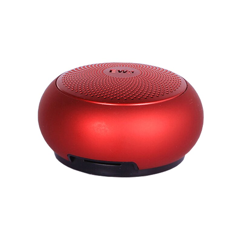 Ewa A110 Mini Draagbare Bluetooth Speaker Waterdichte Badkamer Douche Speaker Tws Kleine Metalen Draadloze Kolom Met Draagtas: red