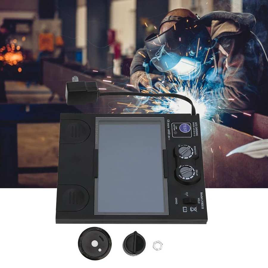 ABS Solar Auto Darkening Welding Filter Welding Helmet Protective Lens Cover Accessory Automatic ON/OFF