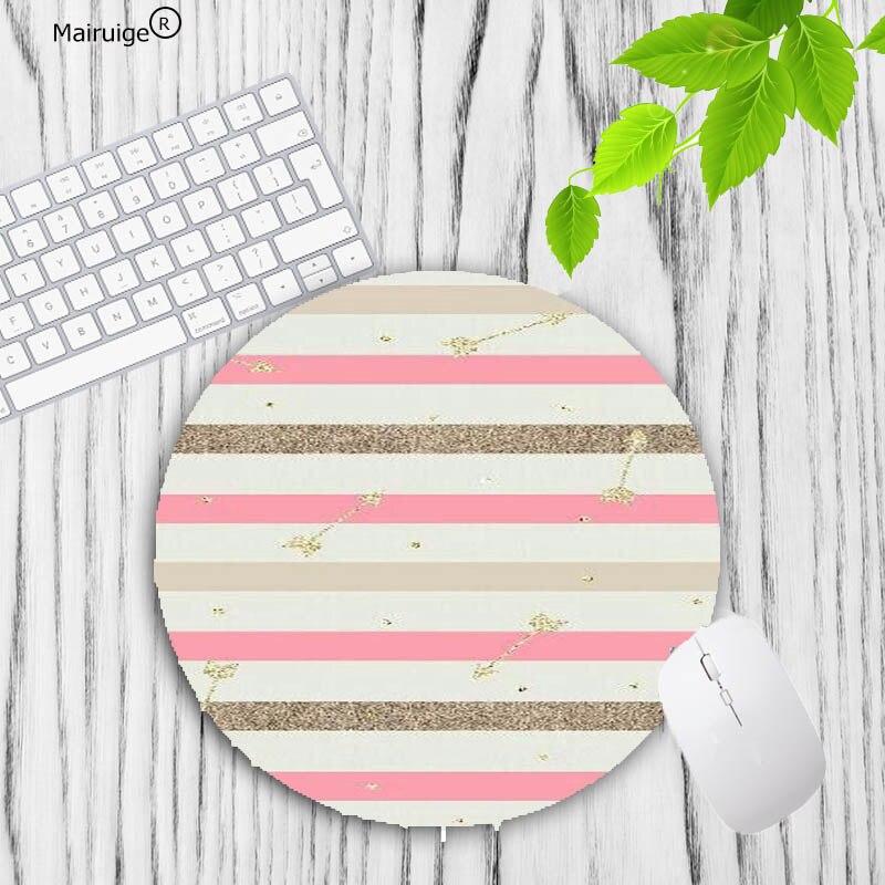 XGZ Top Modern Faux Gold Glitter Marble Mousepads Gamer Gaming Mouse Pads Round Mousepad Small Rubber 20X20CM Mouse Mat: 20X20CM4