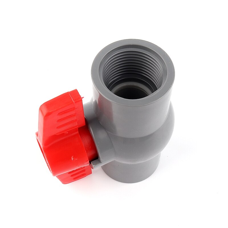 1-3 stk 1/2 " -4 " stor størrelse grå hunngjenger pvc kuleventil hage vanningsslangekoblingsfittings akvariebryter kuleventil