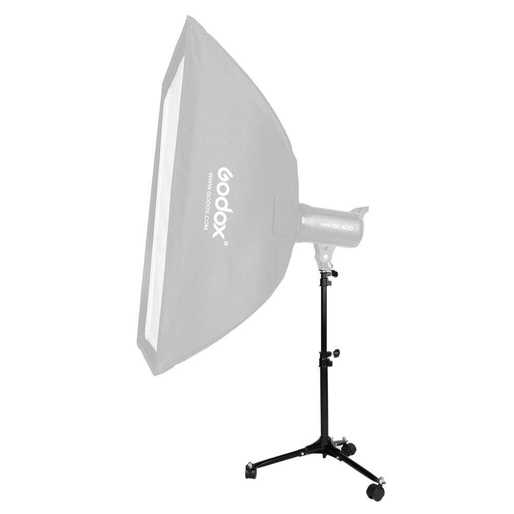 70Cm Duurzaam Opvouwbare Dolly Wielen Floor Light Stand Voor Studio Flash 250SDI 300SDI E250 E300 DE300 DE400 SK300 SK400 DP600