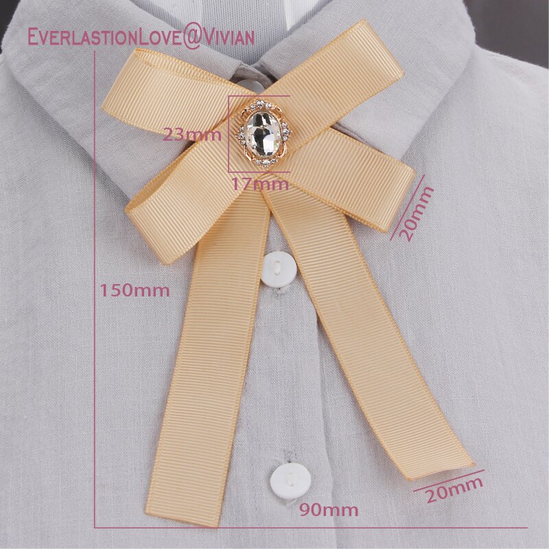 SUQI Mode Boog Broches Pins sieraden Voor Vrouwen Lint Das Broche vrouwen kinderen broche tie voor Party bruiloft