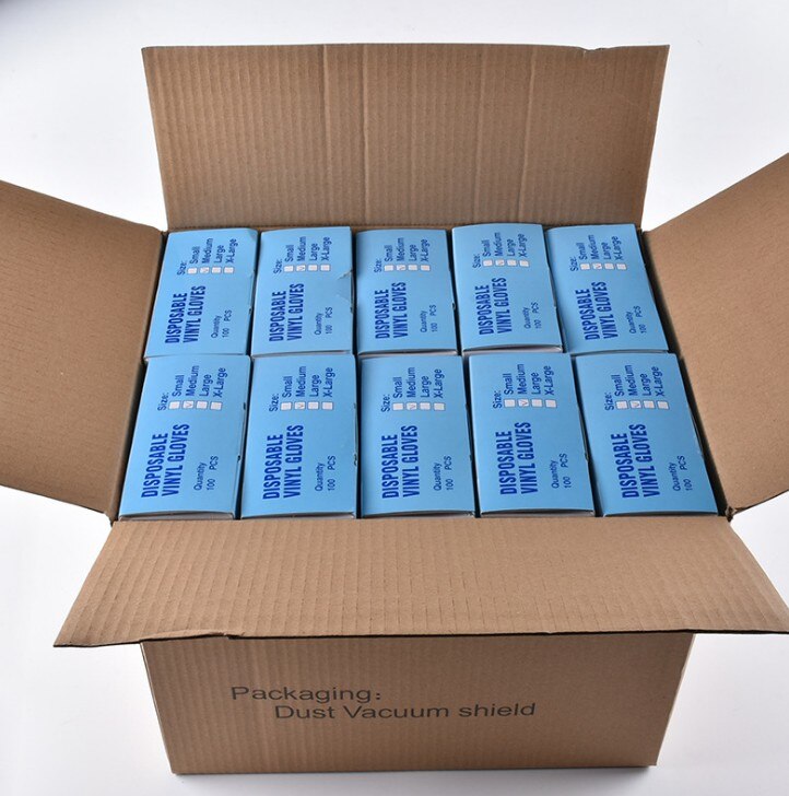 100 stuks wegwerphandschoenen vinyl handschoenen pvc schoonheidssalon beschermende handschoenen wimperverlengingstool